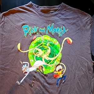 Rick and Morty Adult Swim Grey Men’s T-Shirt